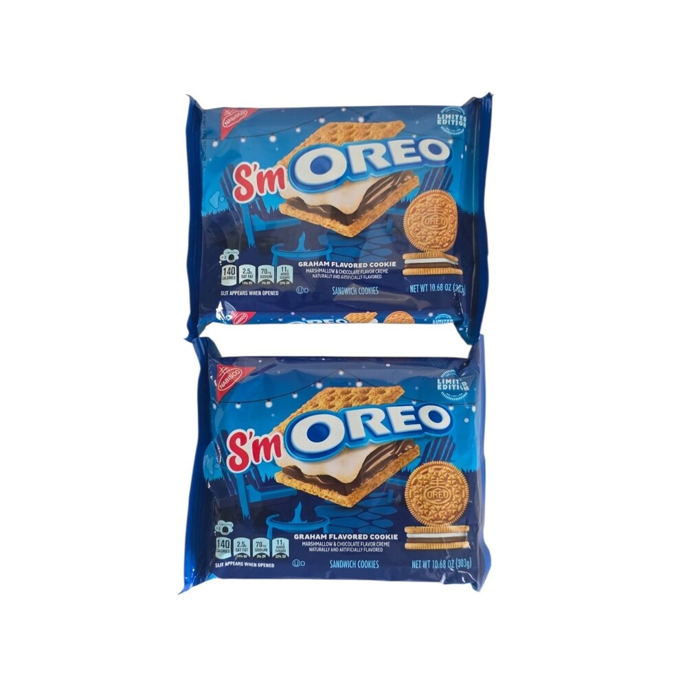 Oreo Sandwich Cookies S’M Oreo Graham Flavoured Cookie Limited Edition
